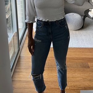 Abercrombie Ankle Straight Jeans